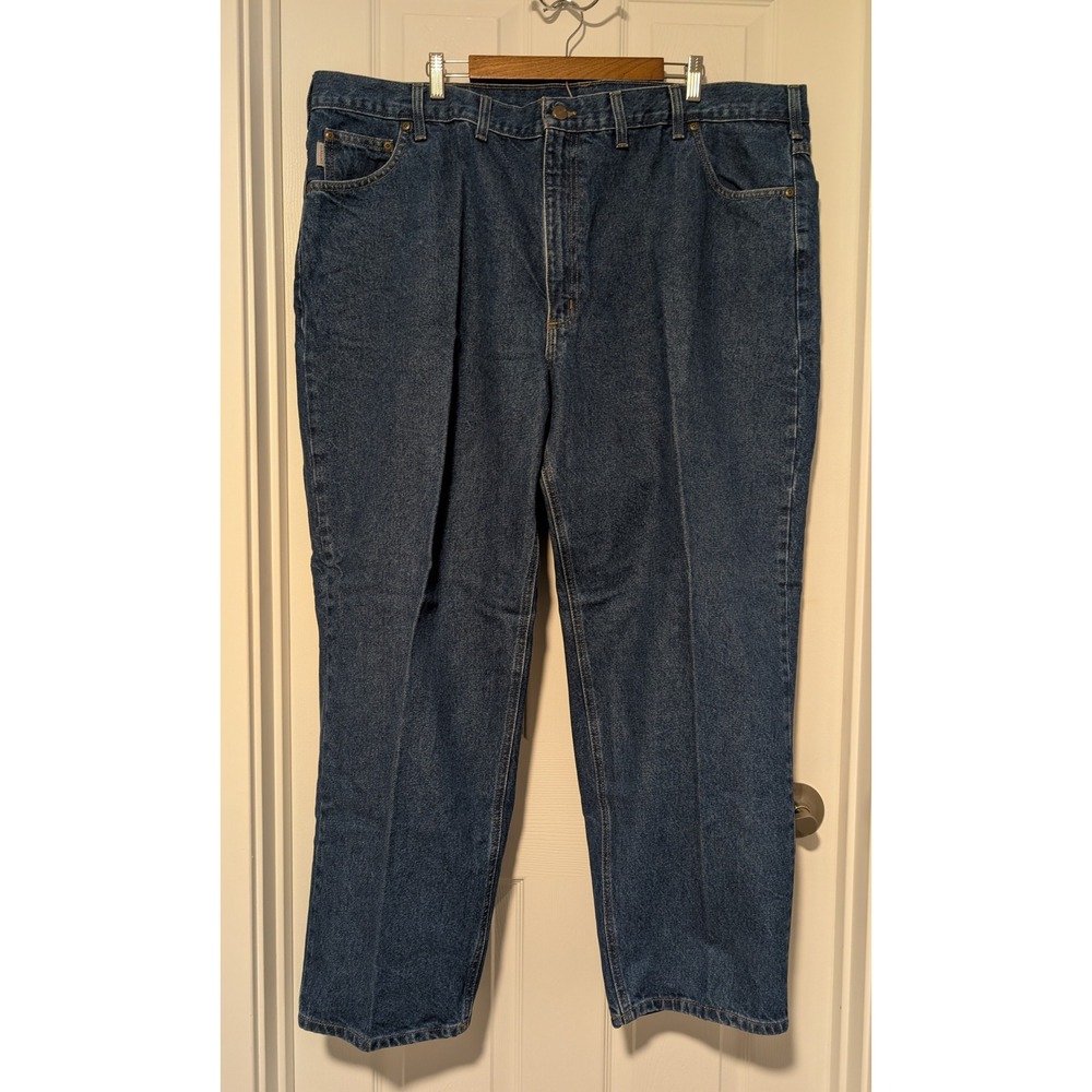 NWOT Carhartt B17 DST Relaxed Fit Jeans Mens 47x30 (tag 50x30) Dark Stone NICE!